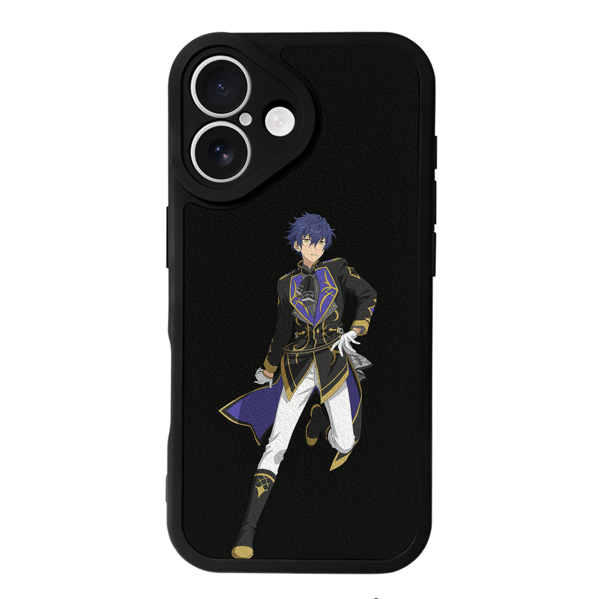 （画像用） あんさんぶるスターズ! Ensemble Stars 【iPhone 16シリーズ対応】シリコンスマホケース（レザー調） 材質：シリコン